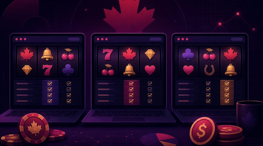 A slots player's checklist for comparing casino sites in Canada